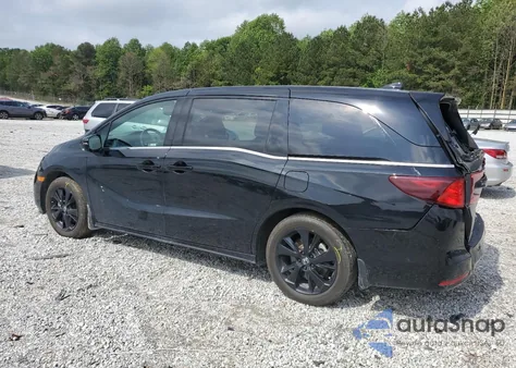 2023 Honda Odyssey Sport-L z USA, uszkodzony, nr VIN 5FNRL6H70PB079118